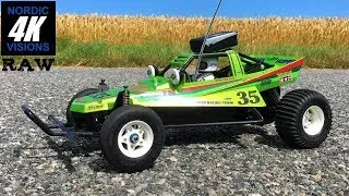 Tamiya Tuesdays in 4K: SPEED TEST! World's Slowest Tamiya Buggy? The Tamiya Grasshopper 1984!