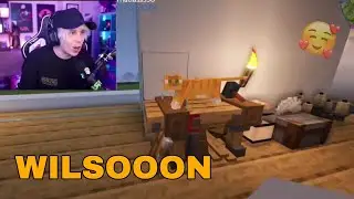 Reacci&oacute;n de Rubius al regalo de Vegetta (Wilson) | Karmaland 5