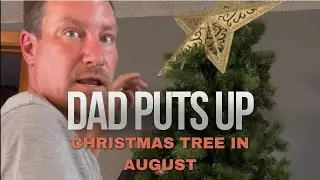 Dad Puts Up Christmas Tree in August Prank on Mom