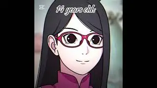 {Sarada's glow up...✨} #glowup #sarada #borusara 