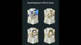 This is Every Single David Beckham FIFA Ultimate Team Cards Every in The History of FC 26 To FIFA