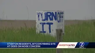 Stanton residents, bitcoin mining site at odds on noise concern