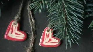 Rebecca Graves Pottery Holiday Preview - Sgraffito Ornaments