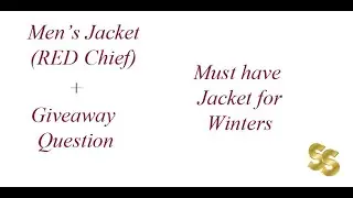 #giveaway3 | #styloshipra | Men's Jacket | RED Chief