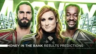 WWE Money in the Bank 2019 - Results Predictions