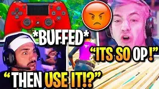 NINJA *FULL TOXIC* FIGHT w/ NICKMERCS over *AIM ASSIST* UPDATE! (Fortnite)