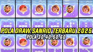 POLA DRAW SANRIO HELLO KITTY TERBARU 2025!! RONDE 1 DI JAMIN DAPAT SKIN SANRIO POLA DRAW SANRIO