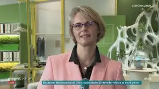 Anja Karliczek im phoenix tagesgespr&auml;ch zu Medikamenten- und Impfstofftests gegen Corona am 09.04.20