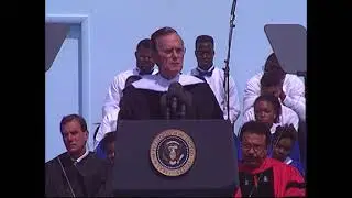MT1864 - President Bush's Trip to Hampton, Virginia - 12 May 1991
