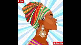 beautiful African women drawing colouring/ kanishka art & craft academy/ like, subscribe