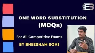 One Word Substitution MCQs | All Competitive Exams 2025 | SSC, BANK, LDC, RAS, REET, DSSSB and More