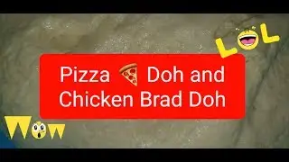 PIZZA DOH ll CHICKEN BREAD DOH ll Very Easy ll And simple Ingredients ll Jhut Put Ready 🍕😊
