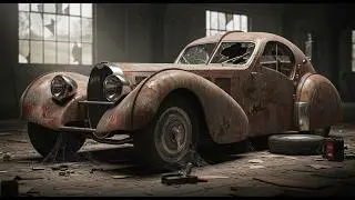 ASMR Car Restoration! Full Restoration 1932 Bugatti Type 57SC Atlantic