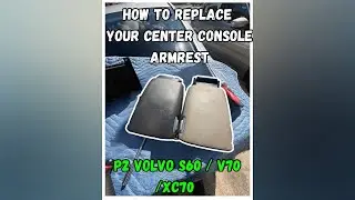 How to Replace Your Center Console Armrest | P2 VOLVO S60, V70, XC70 | 2025 Tutorial 