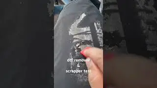 DTF remover testing