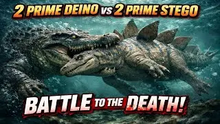Prime Stegosaurus vs Prime Deinosuchus | The Isle Epic Battle