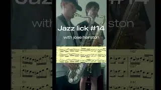 jazz lick 14 #sax #jazz #licks #music #pop #pop #lp #school #practice #college #band #bigband