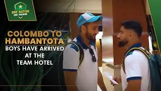 🚌 Boys have arrived at the team hotel from Colombo to Hambantota! | PCB | MA2L