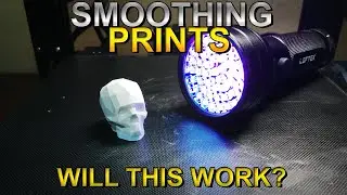 Can you smooth PLA prints with UV Resin? | An Experiment!