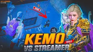Kemo Skill Vs Streamer I Got 100℅ CLUTCH Rate in the Most *SKILLED LOBBY | BGMI 🔱 @mtgaruda4135 