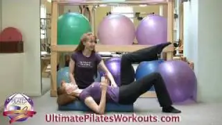 Pilates Workout Exercise: Toe Taps with Foam Roller (Pilates on Fifth Video Podcast)