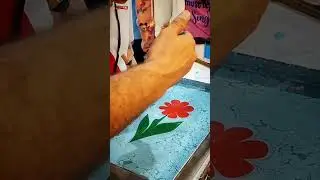 Ebru art draw on water #shorts #ebruart #shortsfeed #youtubeshorts #ytshorts #shortsvideo