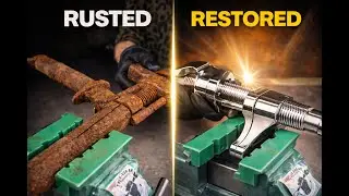 Restoring a Severely Rusted Pipe Wrench | Satisfying Transformation