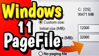 Как увеличить размер файла подкачки оперативной памяти в Windows 11 | Увеличьте объем виртуальной памяти БЕСПЛАТНО!