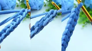 3 different techniques!!! easy crochet bag handle. Let's find out   #crochet  #knitting 