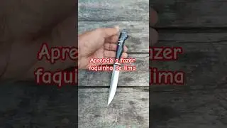 aprenda a fazer faquinha de lima
