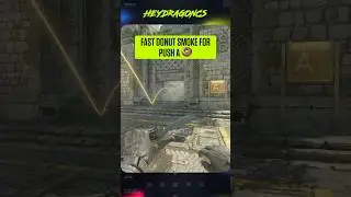 Fast Donut Smoke For Push A 🍩 #cs2 #counterstrike #fyp #nades #ancient