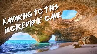Kayaking to an insane cave in Portugal! Lagos Vlog @shangerdanger