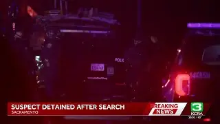 Police detain wanted suspect in Sacramento neighborhood