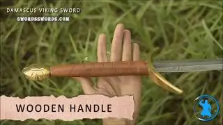 Damascus Blood Frenzy Functional Viking Sword - SwordsSwords