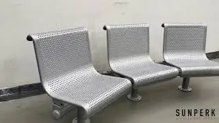 Commercial Steel Park Bench SPB-022