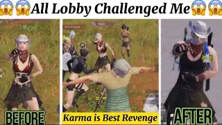 👿All Lobby Challenged Me 😱 PubgMobile Attitude With Revenge Kills | Rizshah YT ❤️