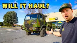 МЫ ПРОВЕРИЛИ НА СЕБЯ МОЙ LMTV ЗА 800 ДОЛЛАРОВ! ПЕРЕВОЗКА ТРАНСМИССИЙ CATERPILLAR D10T ВЕСОМ 10 00...