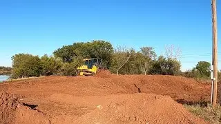 Dozer Finishing Spillway Repair On Big Lake, A Before & After Look #Deere750L