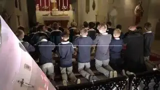 Une journée à l'Angélus; 18380 Presly , internat catholique indépendant