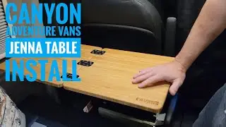 Winnebago Revel Table Upgrade- Canyon Adventure Vans Jenna Install