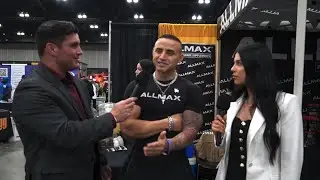 Young LA X AllMax Athlete Rudy Maravilla at the LA Fit Expo
