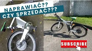 Miał trafić na złom‼️‼️ Rower elektryczny firmy Smart Mercedes‼️😀🥳Zaczynają się wystawki. Co znajdę?