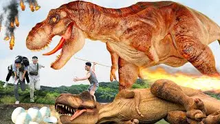 T-Rex Chase - Part 2 - Jurassic World Fan Movie Jurassic fun