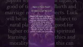 Jupiter in Taurus Transit 2024: Taurus Moon