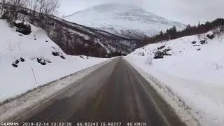 Junkerdal upphill, 2019-02-14