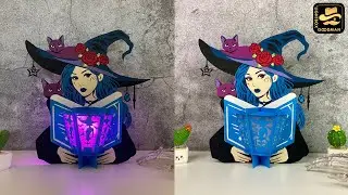 How To Make Paper Cut Lantern Witches Read Books