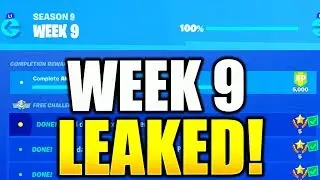 FORTNITE SEASON 9 WEEK 9 CHALLENGES LEAKED! ALL WEEK 9 CHALLENGES GUIDE SEASON 9 FORTNITE!