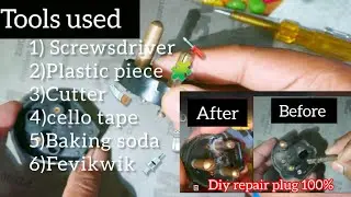 How To Repair Broken Plug, 3 Pin top plug Repair at home, 🔌, socket, Electric, wall mount, #diy