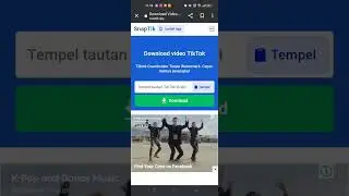 Tutorial download video tiktok tanpa watermark.