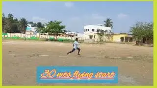 30 mts flying start  in Battery  Test